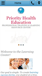Mobile Screenshot of priorityhealtheducation.com